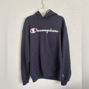 Navy Blue Champion Hoodie